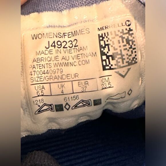 Merrell Siren Hex Q2 E-Mesh Purple J49232 Lace Up Athletic Shoes 6.5 - Picture 3 of 9